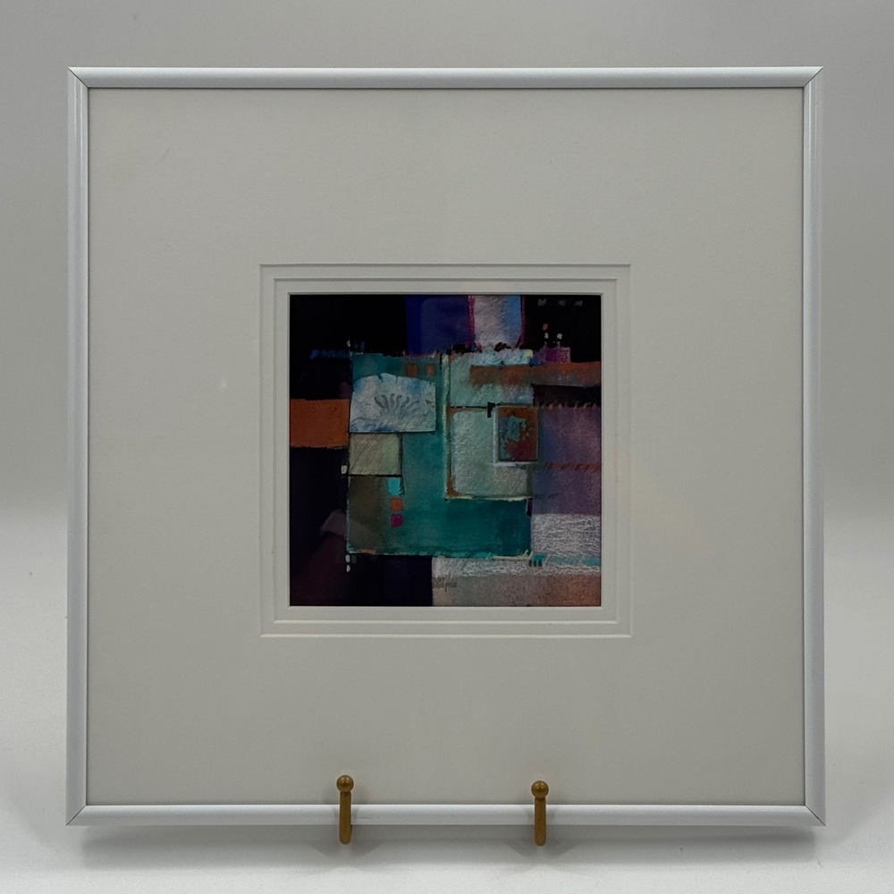 Original Contemporary Mixed Media Geometric Abstract Painting by Cher Thompson